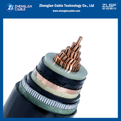 30KV মাঝারি ভোল্টেজ পাওয়ার কেবল XLPE/PVC নিরোধক SWA/STP armour1x25mm2 একক কোর MV কপার