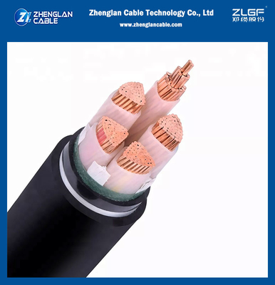 0.6 / 1KV XLPE ইনসুলেটেড PVC পাওয়ার ক্যাবল মাল্টি কোর SWA STA ইলেকট্রিক সাঁজোয়া আন্ডারগ্রাউন্ড