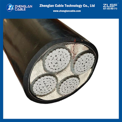 4Cx70mm2 Xlpe ইনসুলেটেড পাওয়ার কেবল মাল্টিকোর অ্যালুমিনিয়াম কোর লো ভোল্টেজ 630mm2
