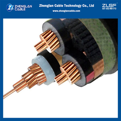 6.35/11kv N2XSY পাওয়ার ক্যাবল Xlpe আইসোলেটেড অ-বর্মযুক্ত তামা ক্যাবল DIN VDE 0276-620 HD 620