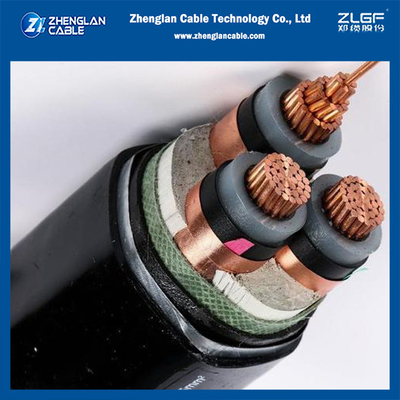 8.7/15kv পাওয়ার ক্যাবল N2XSBY Cu/Sc/Xlpe/Sc/Cts/Pvc/Sta/Pvc 3x120 DIN VDE 0276-620 HD 620