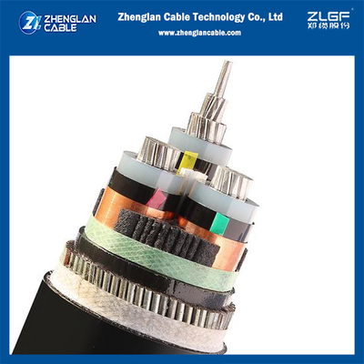 3.6/6(7.2)kv 3x240mm2 AL/SC/XLPE/SC/CTS/PVC/SWA/PVC অ্যালুমিনিয়াম ক্যাবল বর্মযুক্ত পাওয়ার ক্যাবল IEC60502-2