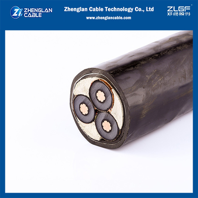 এমভি ভূগর্ভস্থ তারের 18/30 কেভি 3x120mm2 CU/SC/XLPE/SC/CWS+CTS/PE IEC60502-2