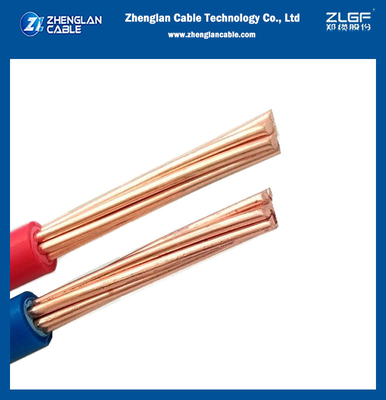 পিভিসি আইসোলেটেড তারের কন্ডাক্টর ক্লাস 2 CU/PVC BV 10 16 25 35sqmm বিল্ডিং তার এবং তারের IEC 60228 60227-3 IEC 60227-1