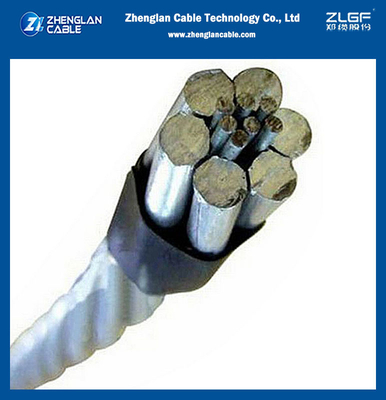 ACSR কুকুর কন্ডাক্টর 100mm2 Al-6/4.72mm St-7/1.57mm BS 215-2 / BS EN 50182 / IEC 61089 / ASTM B 232/B 232M / DIN 48204