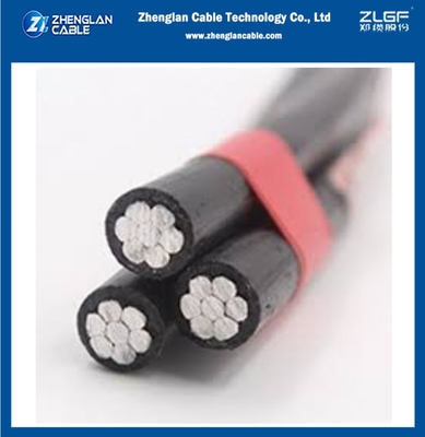 ওভারহেড আইসোলেটেড ক্যাবল 0.6/1KV 2X50+50 AAC/XLPE+AAAC/XLPE এয়ারলি বাণ্ডেল ক্যাবল ABC GB/T12527