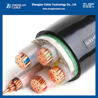 1KV 4.5 কোর পাওয়ার ক্যাবল 4x150+1x70mm2 CU/XLPE/PVC IEC 60502-1