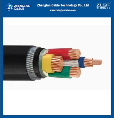 0.6/1kv CU/XLPE/SWA/PVC LV পাওয়ার ক্যাবল আন্ডারগ্রাউন্ড ক্যাবল XLPE আইসোলেটেড স্টীল ওয়্যার বর্মযুক্ত 4x70sqmm IEC60502-1