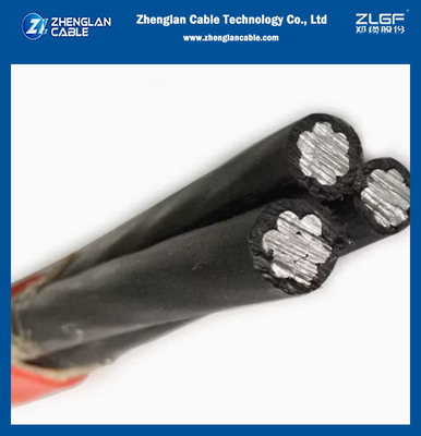 0.6 ~ 1kV নিম্ন ভোল্টেজ এক্সপিএলই বিচ্ছিন্ন এয়ারিয়ান বান্ডেল ক্যাবল 3x25MM2 আইইসি 60502