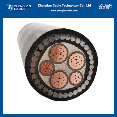 0.6/1kv XLPE আইসোলেটেড এসডাব্লুএ বর্মযুক্ত ক্যাবল 3+2 কোর Cu/xlpe/pvc/swa/pvc 3x25+2x16mm2 IEC60502-1 / IEC60228
