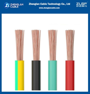 নমনীয় তারের CU/PVC RV 35sqmm বিল্ডিং তারের তামা কন্ডাক্টর ক্লাস 5 পিভিসি বিচ্ছিন্নতা 450/750V