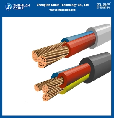 নিম্ন ভোল্টেজ CU/XLPE/PVC 3x16sqmm একক কোর XLPE বিচ্ছিন্ন পিভিসি sheath তামা কন্ডাক্টর তারের IEC60502-1