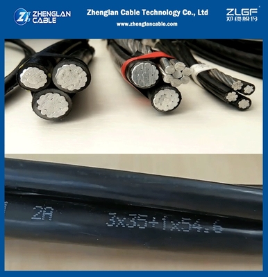 AAAC ওভারহেড ইনসুলেটেড কেবল ০.৬/১kV XLPE PE PVC সার্টিফাইড CCC CE ISO