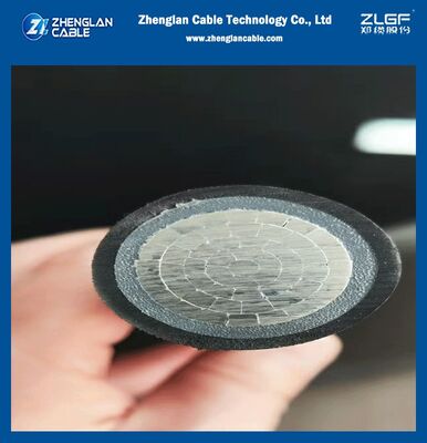 ১৫কেভি স্ব-সহায়ক অ্যালুমিনিয়াম এক্সএলপিই মাঝারি ভোল্টেজ ওভারহেড কেবল ট্রি ওয়্যার ২-৩ স্তর একক কোর কেবল