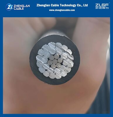 CU Conductor Material Overhead Insulated Cable Featuring Semi Conductive Longitudinal Waterblocking Tape and Printing Cable Marking Suitable for Outdoor