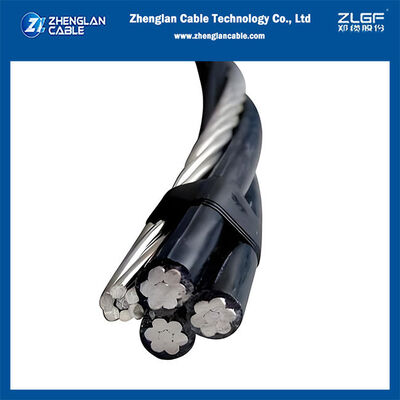 এরিয়াল বান্ডেলড ক্যাবল (ABC) 0.6/1kV ওভারহেড ইনসুলেটেড ক্যাবল - লো ভোল্টেজ ডিস্ট্রিবিউশন নেটওয়ার্কের জন্য চারটি কোর এবিসি কেবল
