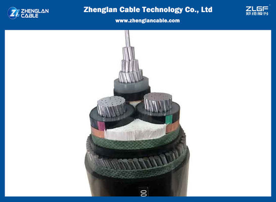 12.7/22kv 3x95mm2 বর্মযুক্ত অ্যালুমিনিয়াম মাঝারি ভোল্টেজ পাওয়ার ক্যাবল BS 6622/BS 7835/IEC 60502