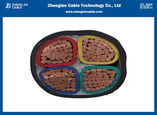 CU/AL 0.6/1KV 4 কোর XLPE SWA/STA লো ভোল্টেজ পাওয়ার কেবল সাঁজোয়া এবং নন আর্মার্ড