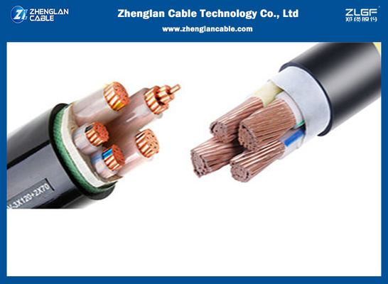 0.6/1KV সাঁজোয়া / নিরস্ত্র LV বৈদ্যুতিক পাওয়ার কেবল CU(AL)/XLPE/PVC/STA/PVC IEC60502-1