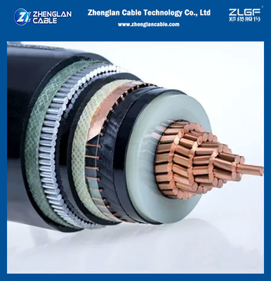 19/33kV CWS স্ক্রিনযুক্ত AWA সাঁজোয়া পিভিসি চাদরযুক্ত পাওয়ার ক্যাবল XLPE ইনসুলেটেড BS 6622