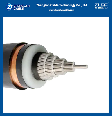 12/20kV MV পাওয়ার কেবল নিরস্ত্র অ্যালুমিনিয়াম কেবল 1x185mm2 BS 6622/BS 7835