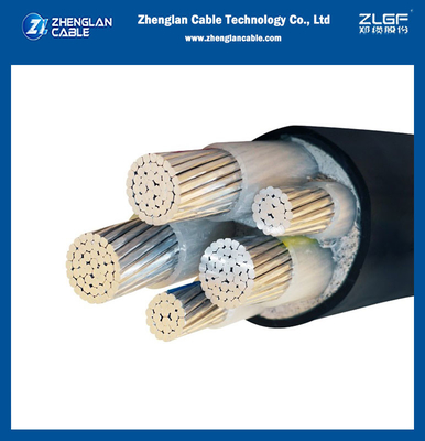 1kv AL XLPE PVC পাওয়ার কেবল লো ভোল্টেজ পাওয়ার ক্যাবল 3+2 কোর BS8573