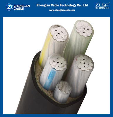 4.5x70mm2 1.1kv কম ভোল্টেজ পাওয়ার ক্যাবল XLPE ইনসুলেটেড LSZH চাদরযুক্ত অ্যালুমিনিয়াম
